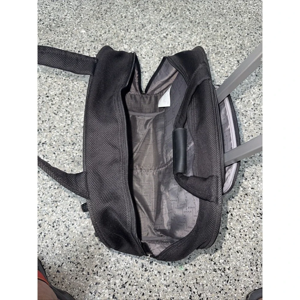 Samsonite 3 Piece Bundle Black Softside Spinner Expandable Carry On Check In 30